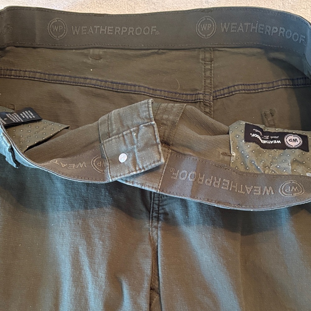Weatherproof Dark Olive shorts